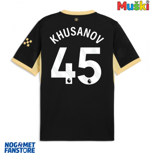 Manchester City Abdukodir Khusanov #45 Gostujuci Dres 2026-27 Kratak Rukav